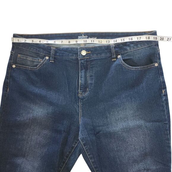 Soho New‎ York Company Womens Blue Bootcut Jeans Plus Size 18 - Picture 7 of 10